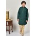 Green Beige Boys Eid Kurta Pajama