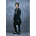 Dark Green Kids Kurta Pajama Indian Boys Wedding Wear