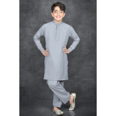 GREY INDIAN READYMADE BOYS EID KURTA SHALWAR