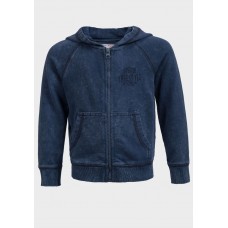 Navy Blue Free Style Boys Kids Fleece Hoodie