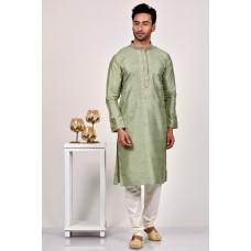 Sage Green Pakistani Mens Wedding Kurta Pajama