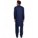 Navy Blue Readymade Pakistani Kurta Shalwar