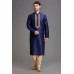 NAVY BLUE ETHNIC DESIGNER KURWAR PAJAMA 