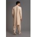 BEIGE FAWN PAKISTANI MENSWEAR READYMADE SALWAR KAMEEZ