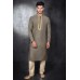 Khaki Beige Indian Traditional Kurta Pajama for Men