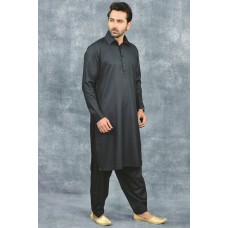 Black Mens Shalwar Kameez Pakistani Designer Mens Suit