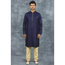 Navy Blue Pakistani Mens Kurta Pajama Eid & Wedding Suit