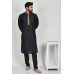 Black Traditional Mens Desi Kurta Pajama