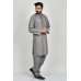 Grey Pakistani Designer Readymade Eid Kurta Salwar
