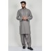 Grey Pakistani Designer Readymade Eid Kurta Salwar