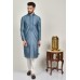 Grey Punjabi Mens Kurta Pajama