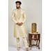 Gold Heavy Embroidered Groom Wedding Kurta Pajama