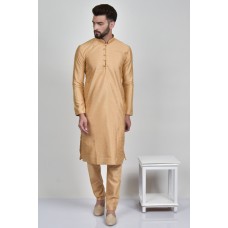 Gold Kurta Pajama Mens Indian Clothing