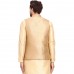 Dark Gold Ethnic Waistcoat for Men 