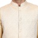 Light Gold Eastern Waistcoat for Men