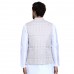 Light Purple Jamawar Textured Men’s Waistcoat