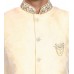 Cream Brocade Style Wedding Waistcoat
