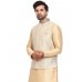 Gold Jamawar Wedding Waistcoat