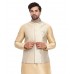 Gold Jamawar Wedding Waistcoat